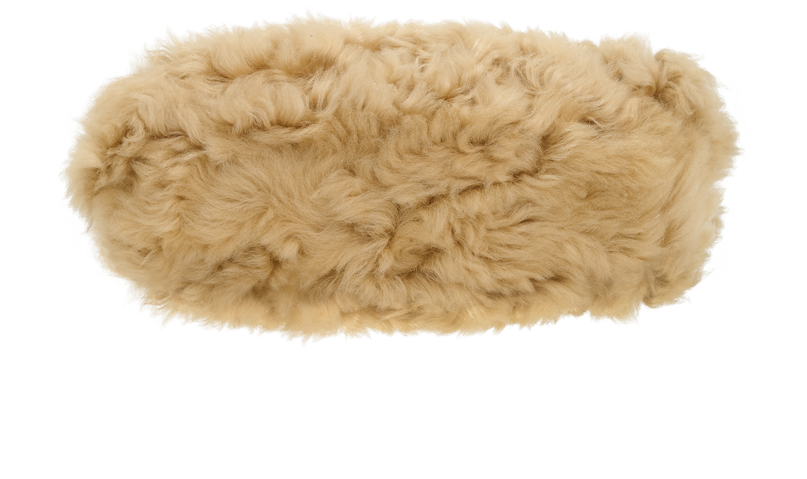 The Chain Pouch, &pound;850, Handbags, Gold, Shearling, Top view